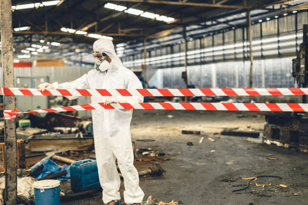 Professional Sewage Cleanup technician working in Pasco, WA